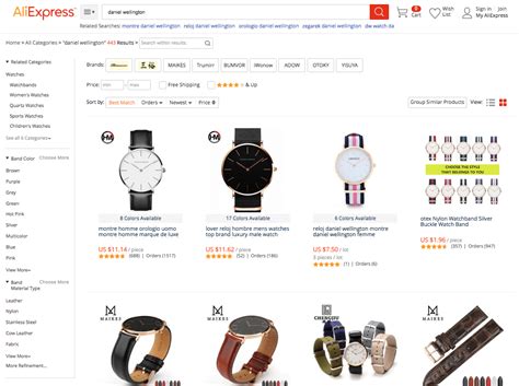 how to find aliexpress brands